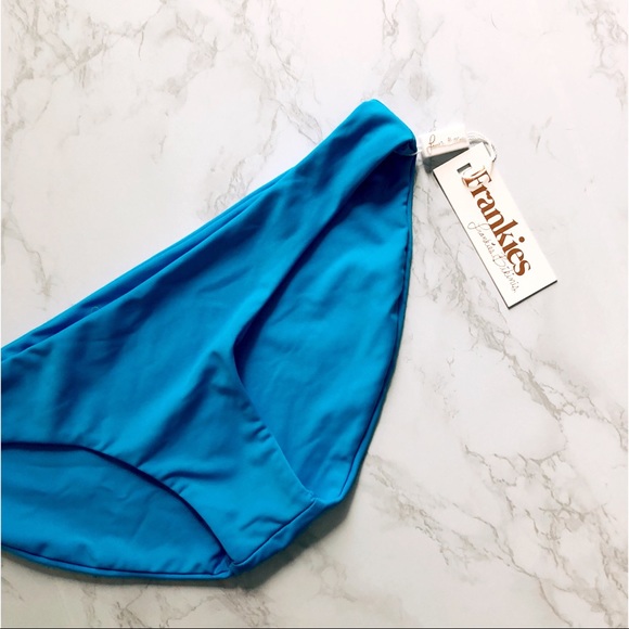 [NWT] Frankie’s Bikinis Coco Bikini Bottom Azure S - Picture 4 of 8